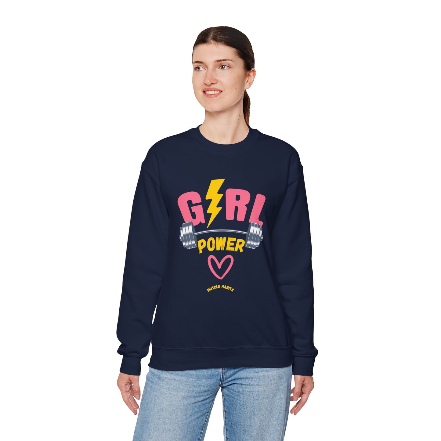 Girl Power Lighting Crewneck Sweatshirt