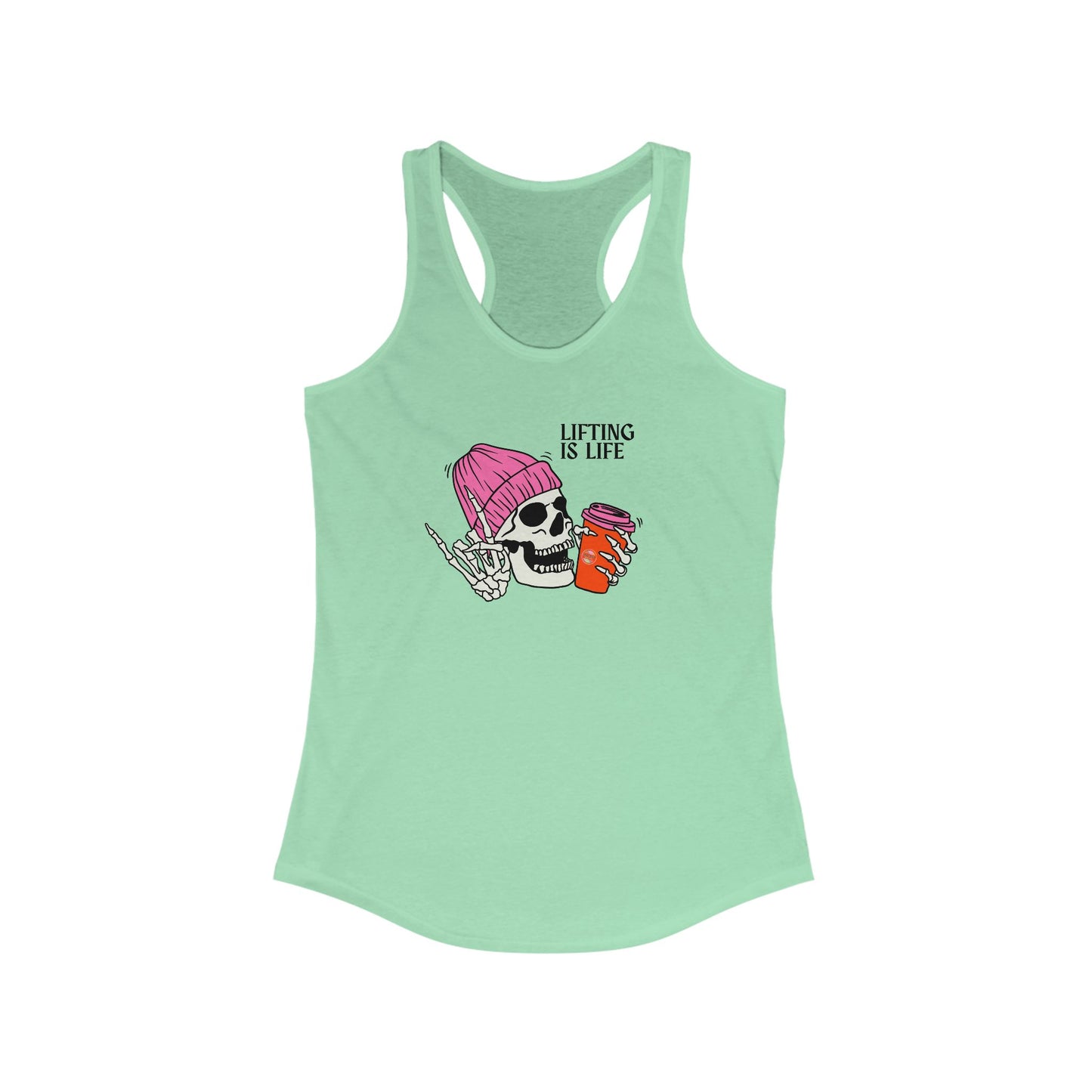 Lifting is life  Racerback Tank