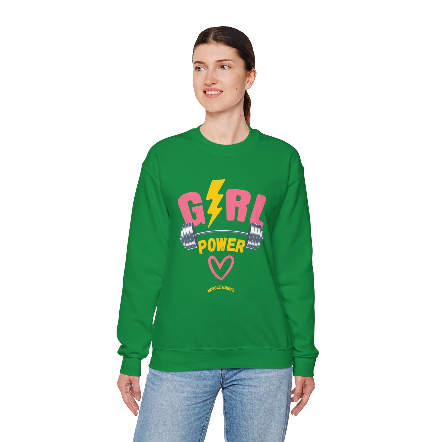 Girl Power Lighting Crewneck Sweatshirt