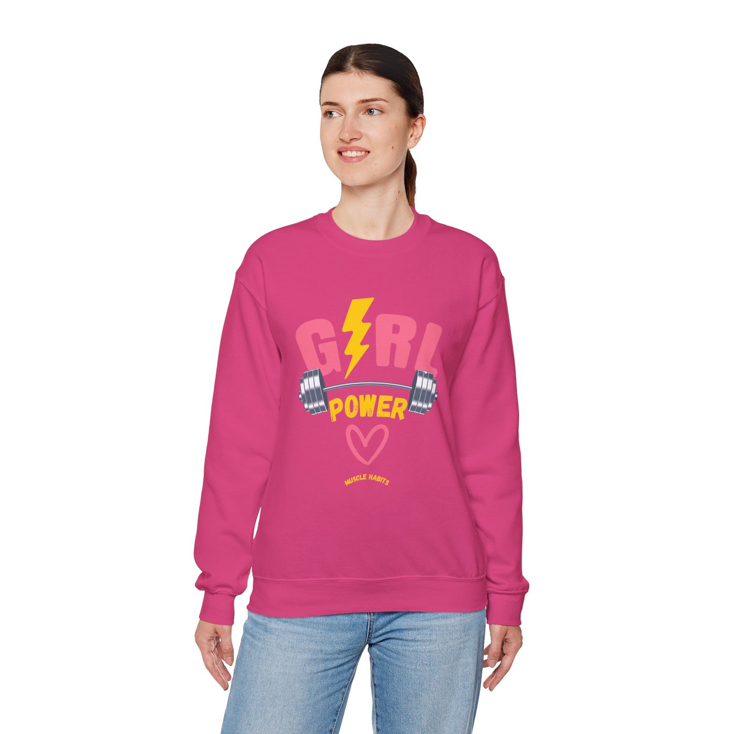 Girl Power Lighting Crewneck Sweatshirt