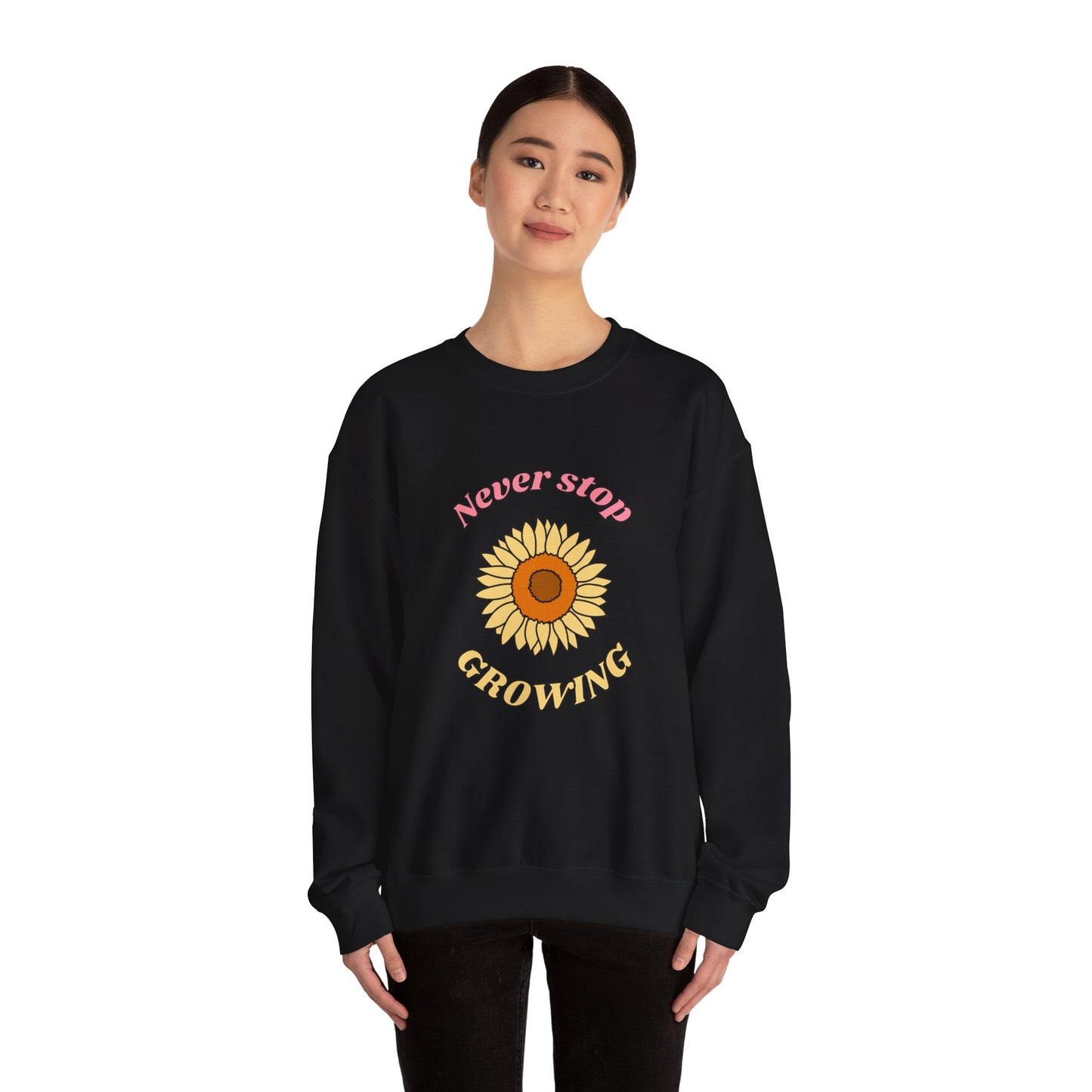 Never Stop Growing Crewneck Sweatshirt